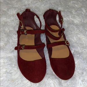 Burgundy Suede shoes